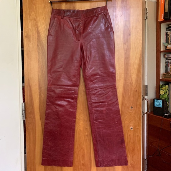 Vintage Red Marc Jacobs Runway Pants , Sz 4
